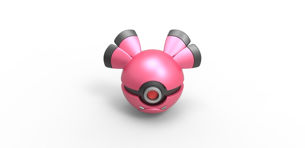 Pokeball Snubbull 3D Print 473088 Pokeball Snubbull 3D Print 473088