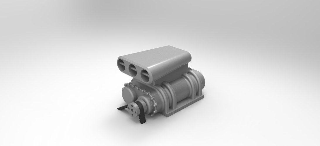 1/10 RC Supercharger  (or bigger or smaller :) ) 3D Print 47314