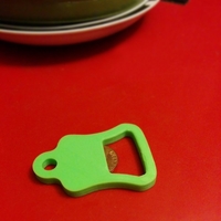 Small 3D Printable Bottle Opener 3D Printing 47356