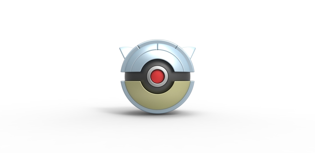 Pokeball Alolan Sandshrew 3D Print 474577 Pokeball Alolan Sandshrew 3D Print 474577
