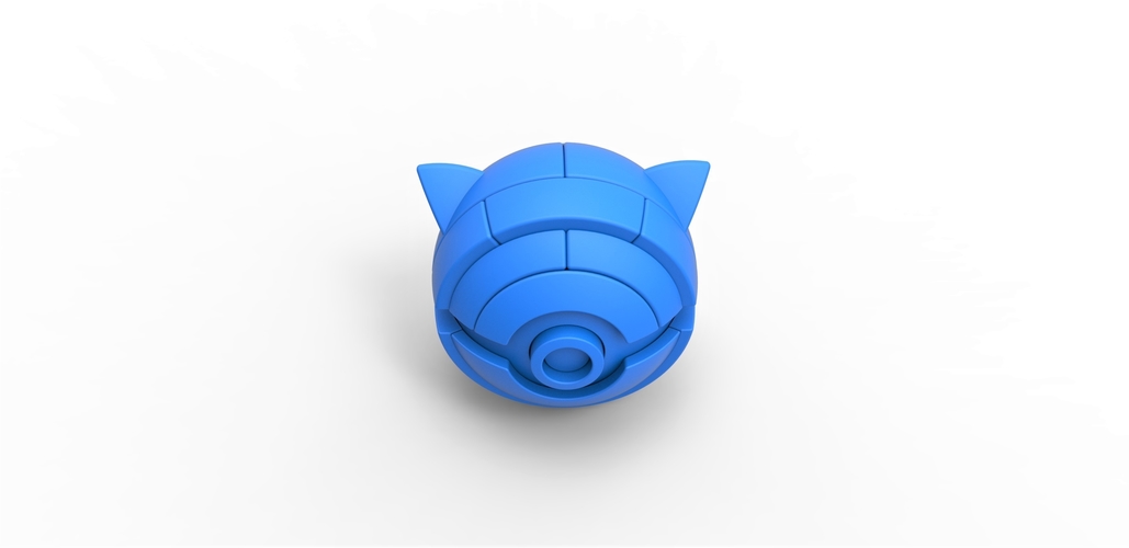 Pokeball Alolan Sandshrew 3D Print 474586 Pokeball Alolan Sandshrew 3D Print 474586