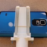 Small Spring Loaded Phone Holder 3D Printing 47666