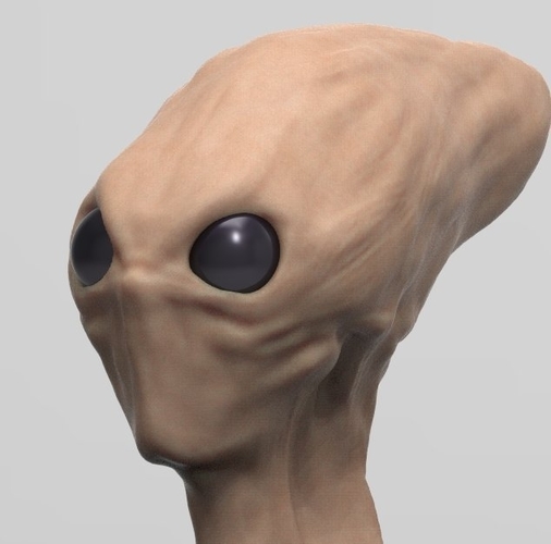 Red Alien Scout Updated 8-29-17 3D Print 47696