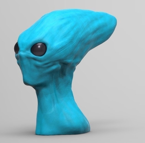 Red Alien Scout Updated 8-29-17 3D Print 47698