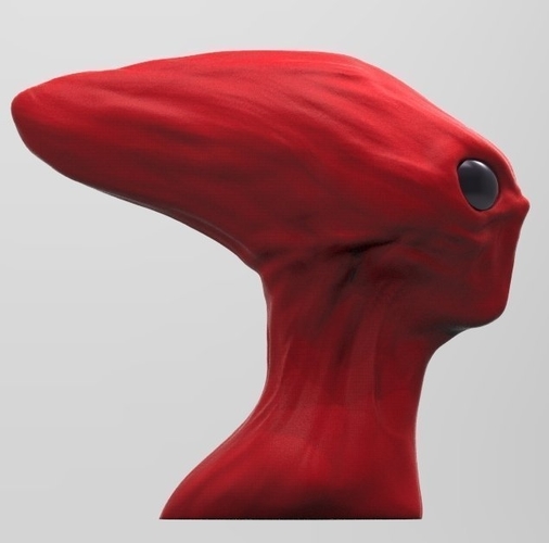 Red Alien Scout Updated 8-29-17 3D Print 47699