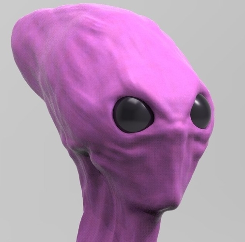 Red Alien Scout Updated 8-29-17 3D Print 47701