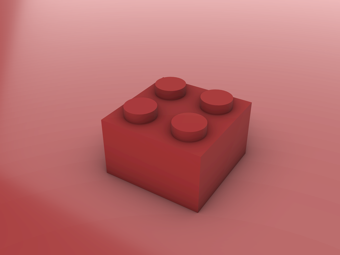 LEGO Brick - 2X2 3D Print 478728