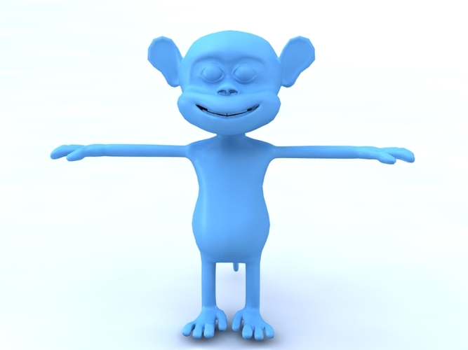 Monkey cartoon 3D Print 479 Monkey cartoon 3D Print 479