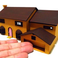 Small The Simpsons house 3D Printing 47964