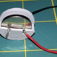 Small Single cell CR2031 Battery Holder 3D Printing 48057
