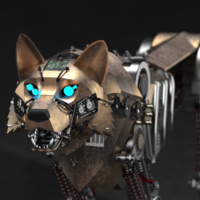 Wolf mechanical robot - Thumbnail 2