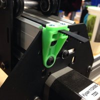 Small ShapeOko II Outside Belt Clamp - Add an inch of travel to your O 3D Printing 48109