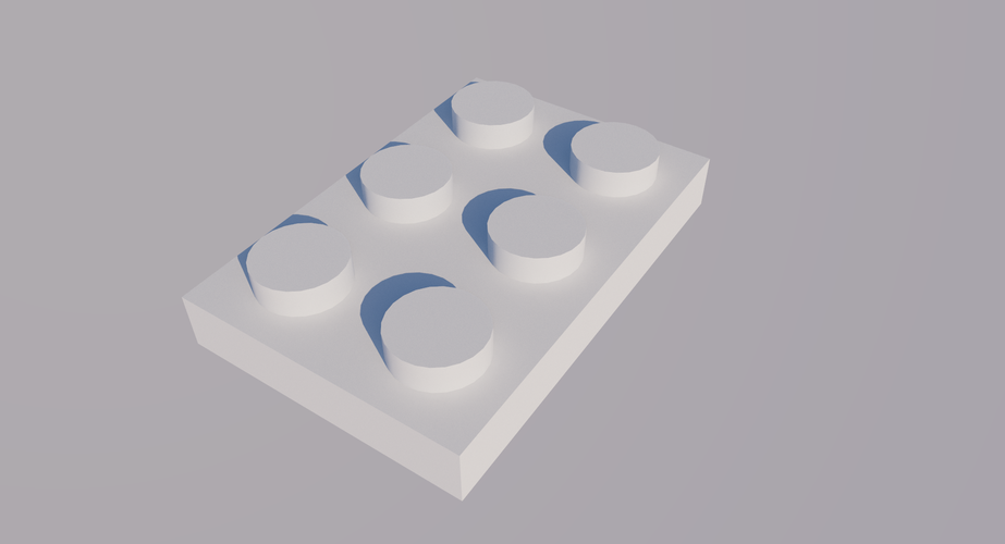 LEGO Plate - 2X3 3D Print 481098