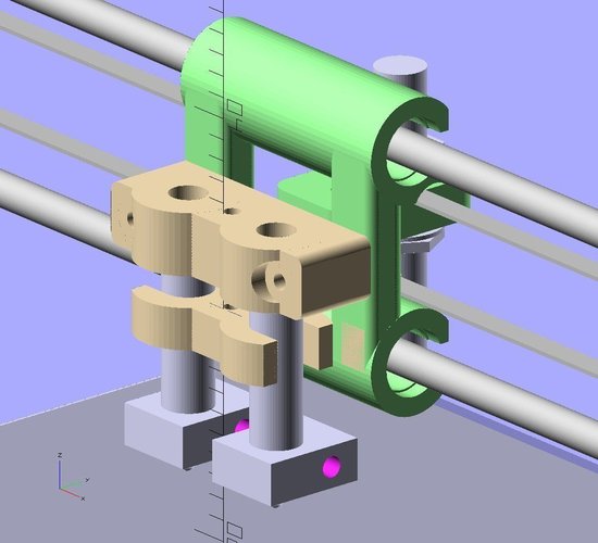 Ekobots - Double hotend fix. 3D Print 48121