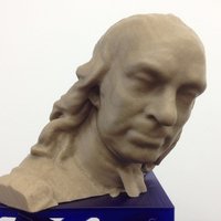 Small Oliver Cromwell bust 3D Printing 48245