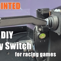 Small DIY 4 way switch for racing games (column switch) 3D Printing 482732