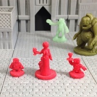 Small Guild Socialite and ButtleBots (18mm scale) 3D Printing 48352