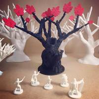 Small Undead Treeman (18mm scale) 3D Printing 48369