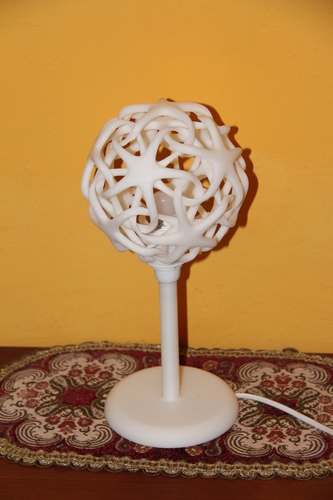 Double Star Lamp (Shade and Base)  3D Print 4841