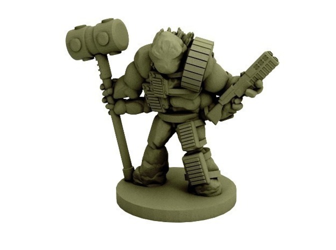 Wayfarer Miniatures: Scilinoid Soldier (28mm and 18mm scale) 3D Print 48458