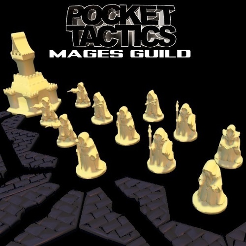 Pocket-Tactics: Mages Guild 3D Print 48512