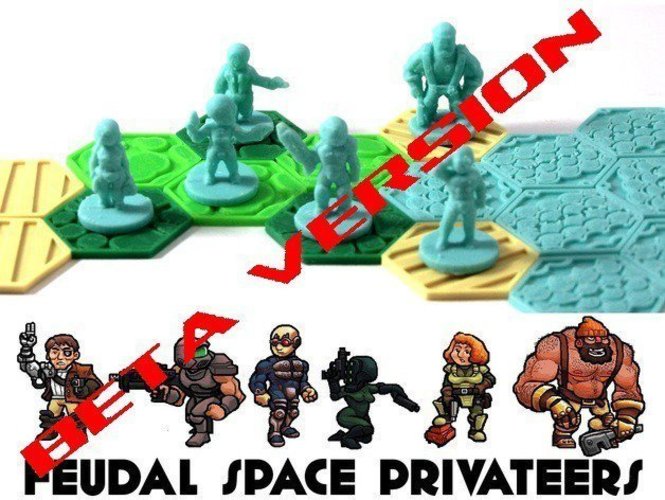 Pocket-Tactics: Feudal Space Privateers 3D Print 48702