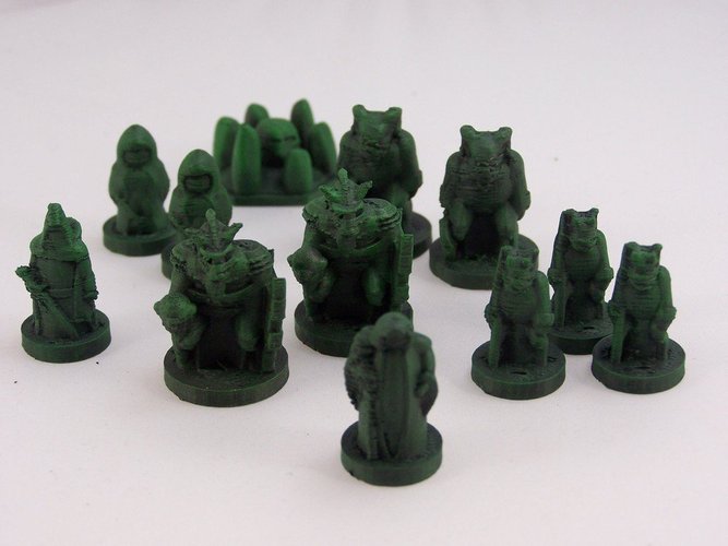 Pocket-Tactics: Legion of the High King against the Tribes of th 3D Print 48947