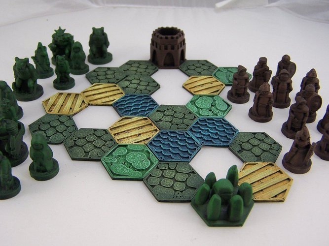 Pocket-Tactics: Legion of the High King against the Tribes of th 3D Print 48950
