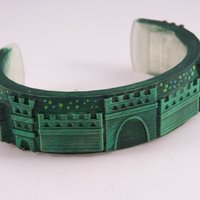 Small Castle Bracelet 3D Printing 48972
