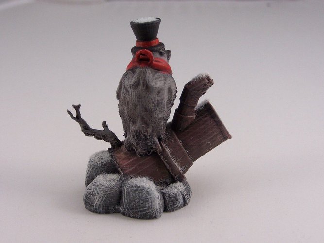 Steampunk Owl Ornament 3D Print 48979