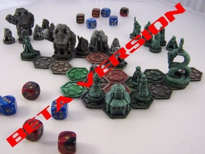Pocket-Tactics: Elves of the Shining Host against the Dwarves of 3D Print 49011