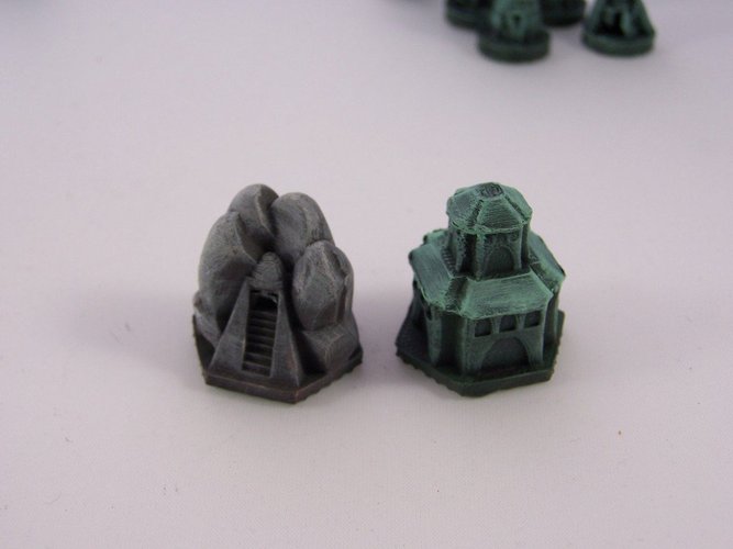 Pocket-Tactics: Elves of the Shining Host against the Dwarves of 3D Print 49015