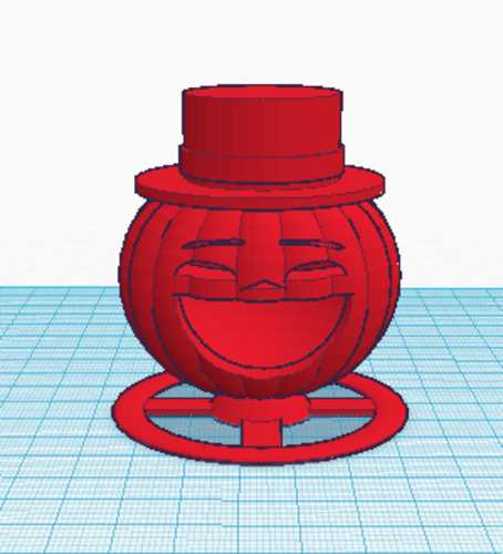 Happy Pumpkin (Table Decor) 3D Print 49305