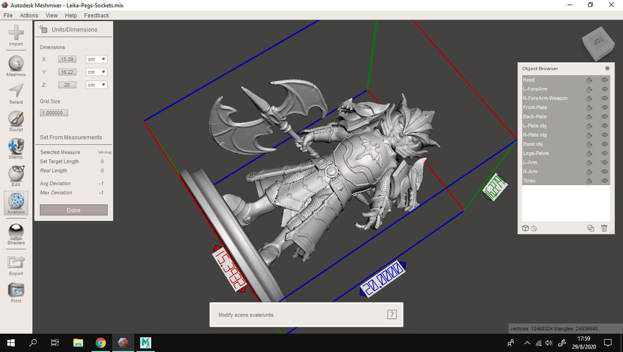 Laika Dragon Fire Knigth from Summoner Wars 2022 Version 3D Print 493263
