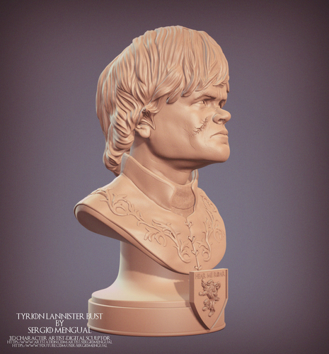 Game Of Thrones Tyrion Lannister Bust 3D Print 493337