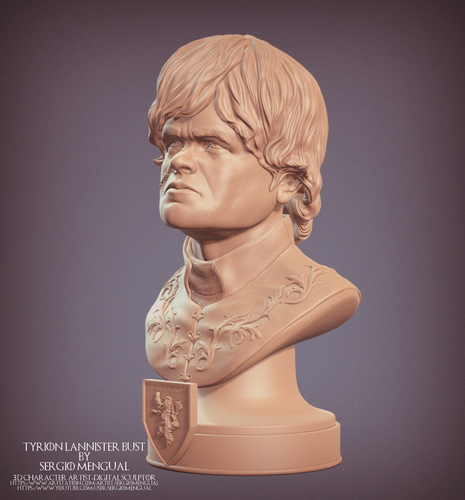 Game Of Thrones Tyrion Lannister Bust 3D Print 493339