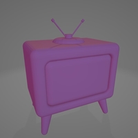 Small Classic Tv 3D Printing 495279