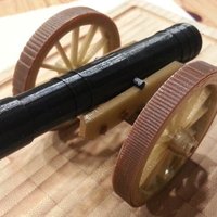 Small Historical Field Cannon 3D Printing 49703