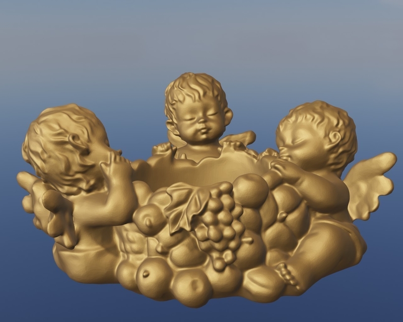 bougeoir 3 anges