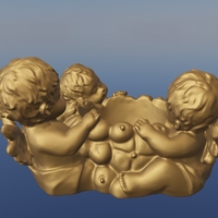bougeoir 3 anges - Thumbnail 3