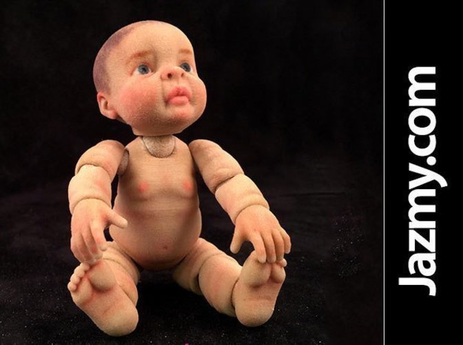 3d Realistic Articulate Ball Jointed Miniature Baby Doll 3D Print 50007