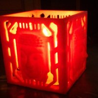 Small Budda Candle Surround 3D Printing 50225