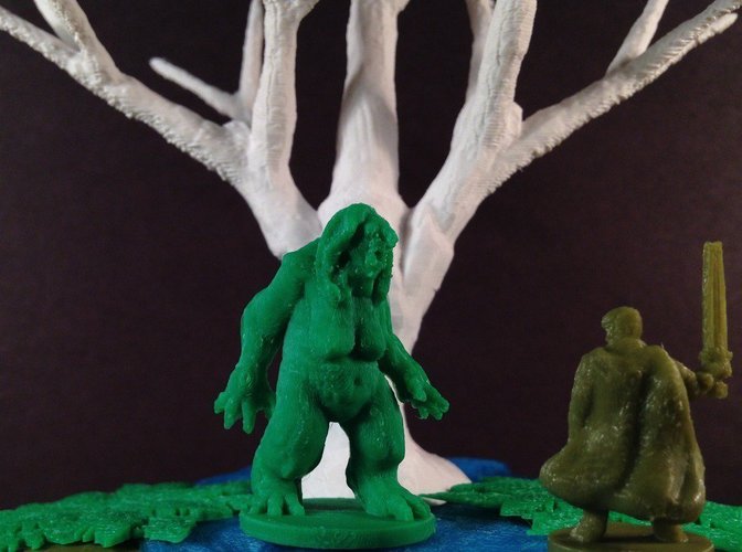 Swamp Trolls (18mm scale) 3D Print 50405