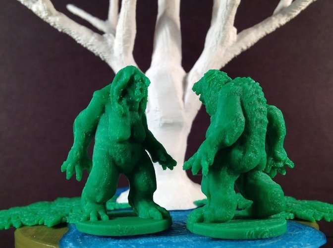 Swamp Trolls (18mm scale) 3D Print 50406