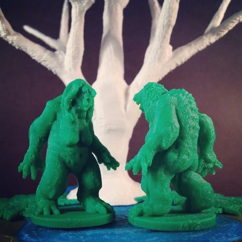 Swamp Trolls (18mm scale) 3D Print 50409