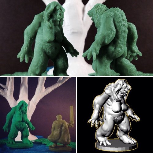 Swamp Trolls (18mm scale) 3D Print 50410