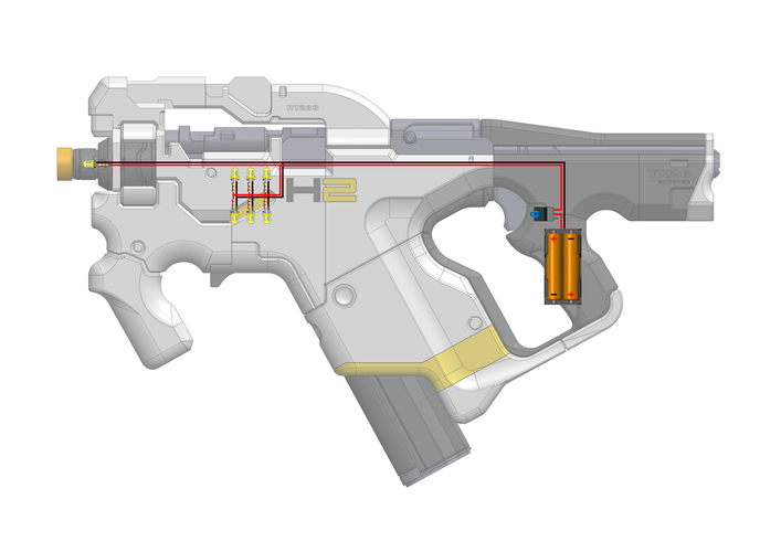 M-25 Hornet - Mass Effect - Printable model - STL files 3D Print 504321