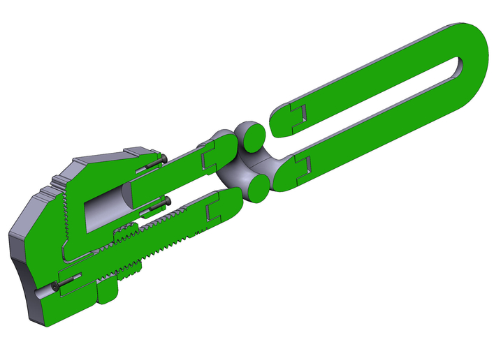 Hephaestus Wrench - PREY - Printable model 3D Print 504455