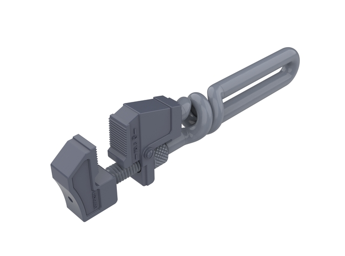 Hephaestus Wrench - PREY - Printable model 3D Print 504462