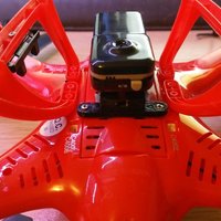 Small MD80 Camera mount for MJX X400 quadcopter 3D Printing 50518
